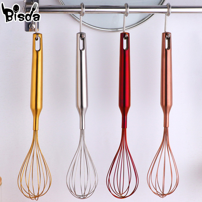 Kitchen Gadgets And Appliances - Stainless Steel Egg Stirrer Golden Flour