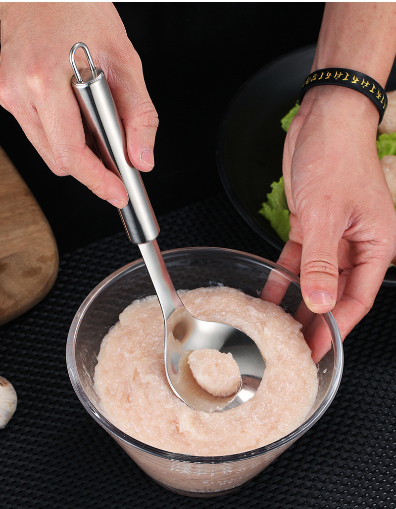 Kitchen Gadgets And Appliances - Meatball Maker Spoon Stainless Steel Non-Stick