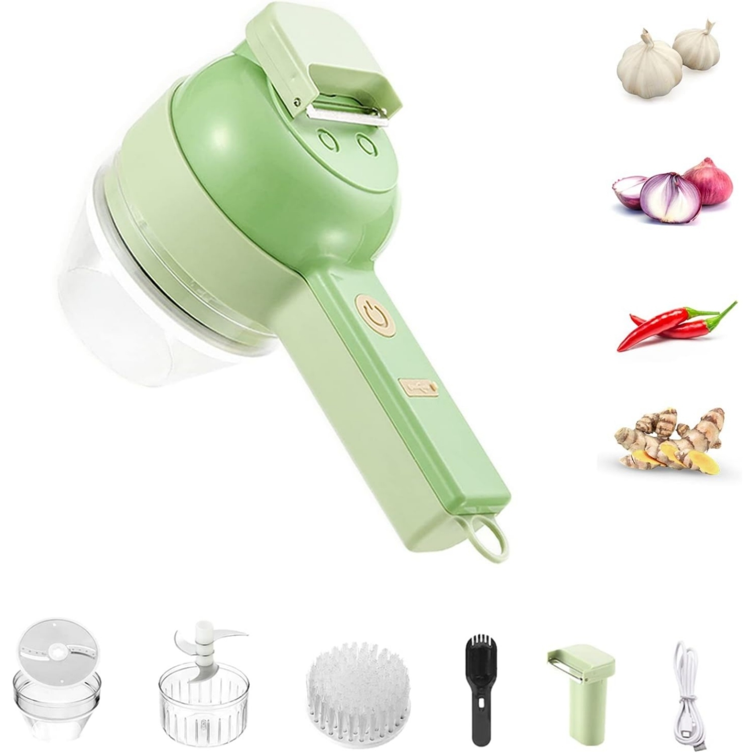 Kitchen Gadgets Machine - 4 in 1 Auto Vegetable Chopper