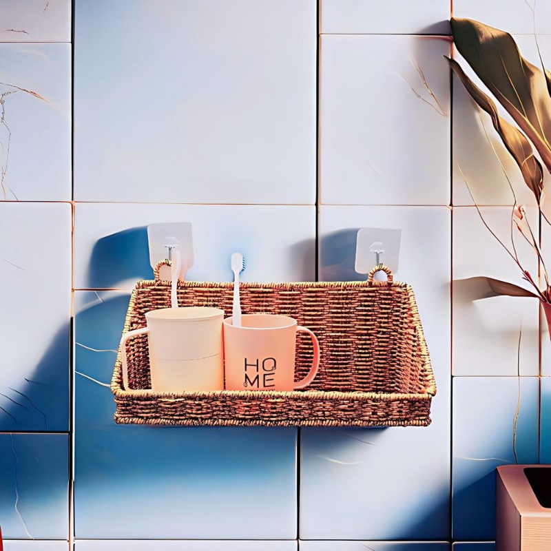 Kitchen Gadgets In Japan - Woven Rattan Hanging Storage Basket with