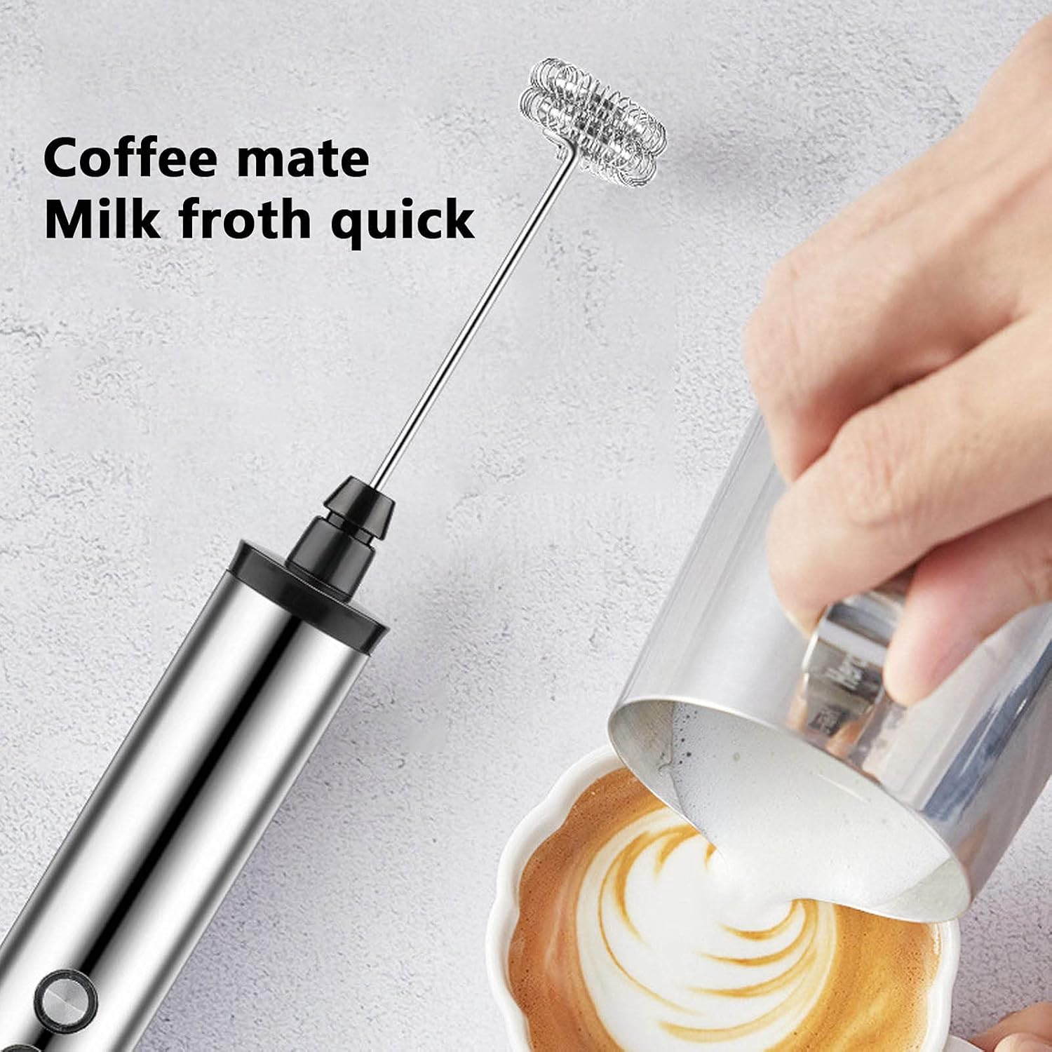 Milk Frother - Magpie 3 in 1 Handheld Electric