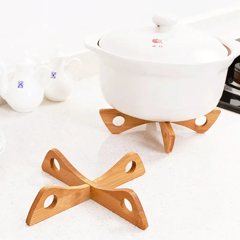 Kitchen Gadgets In Japan - Cross Tray Holder Wooden Removable Table
