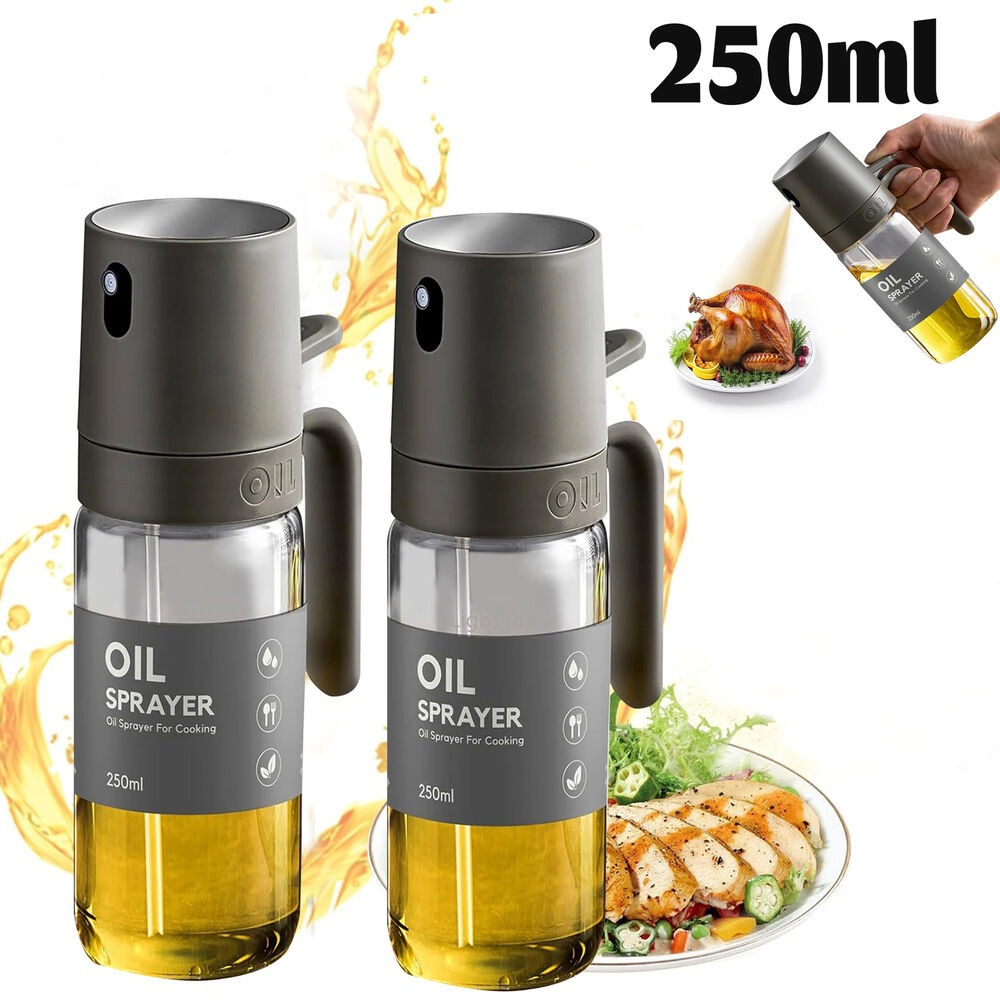 Kitchen Gadgets And Appliances - 250ML Oil Sprayer, High Borosilicate Glass