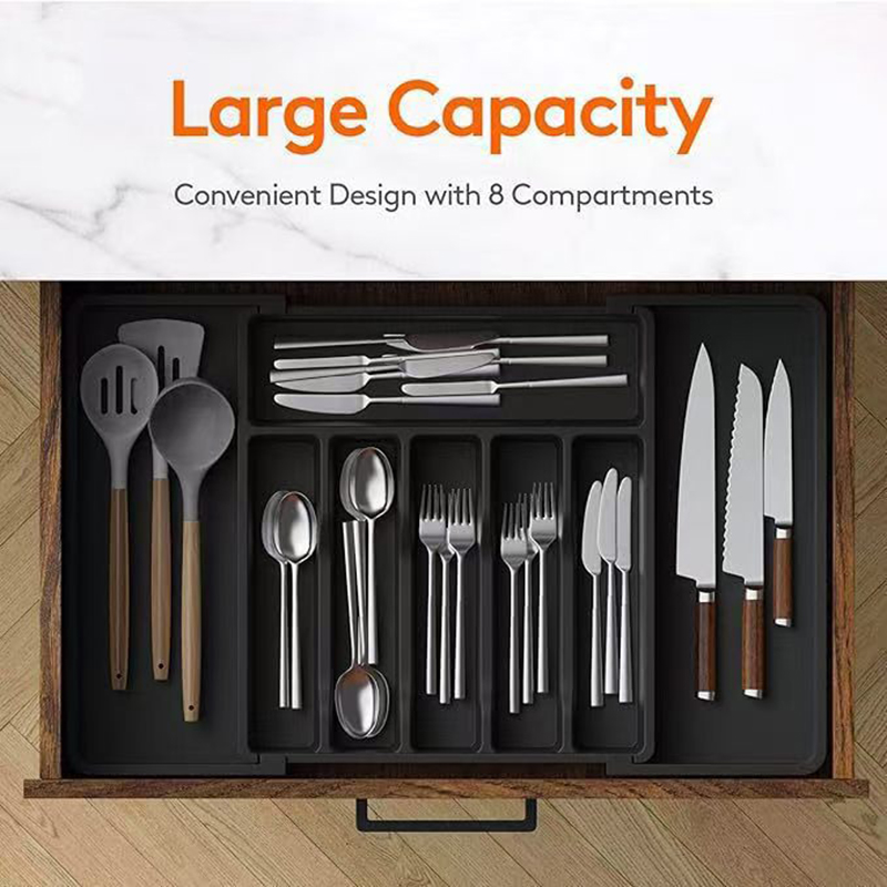 Kitchen Gadgets And Utensils - 1pc Multifunctional Expandable Drawer Organizer With