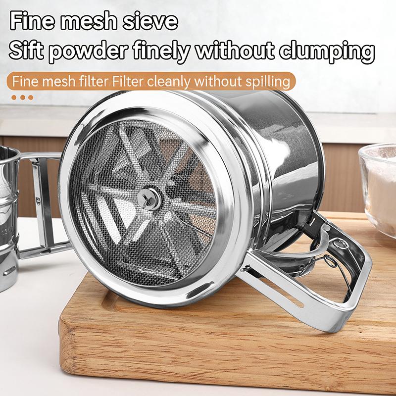 Stainless Steel Flour Sieve Cu - Kitchen Hand Gadgets 评论和价格