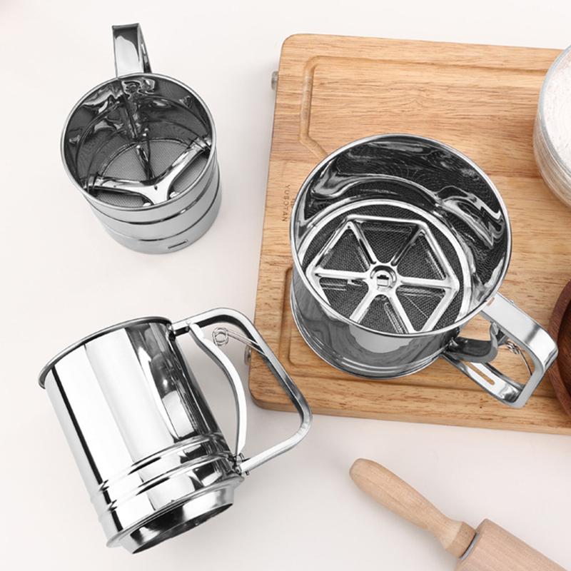 Stainless Steel Flour Sieve Cu - Kitchen Hand Gadgets 评论和价格