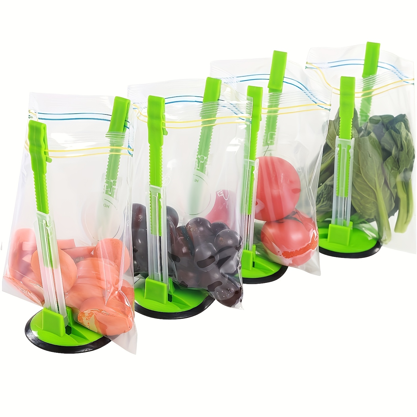 Zipper Bag Holder Plastic Adju - Kitchen Hand Gadgets 评论和价格