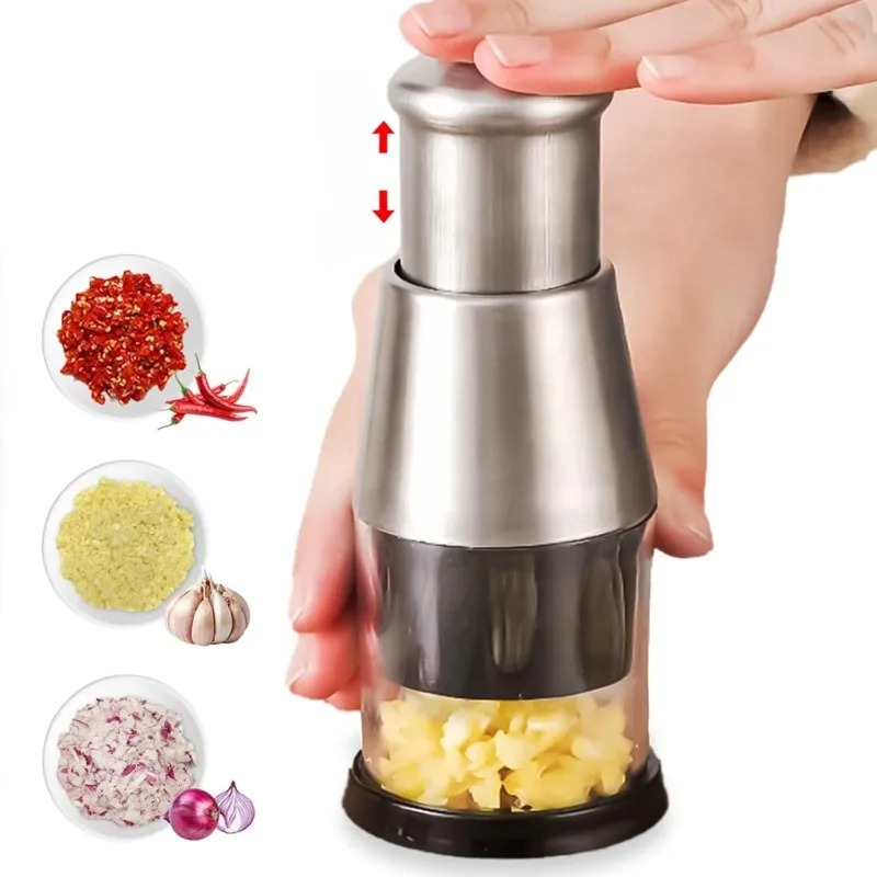 Stainless Steel Manual Garlic  - Kitchen Hand Gadgets 评论和价格