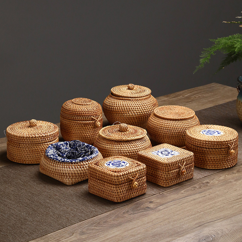Handwoven Rattan Storage Box W - Kitchen Gadgets In Japan 评论和价格