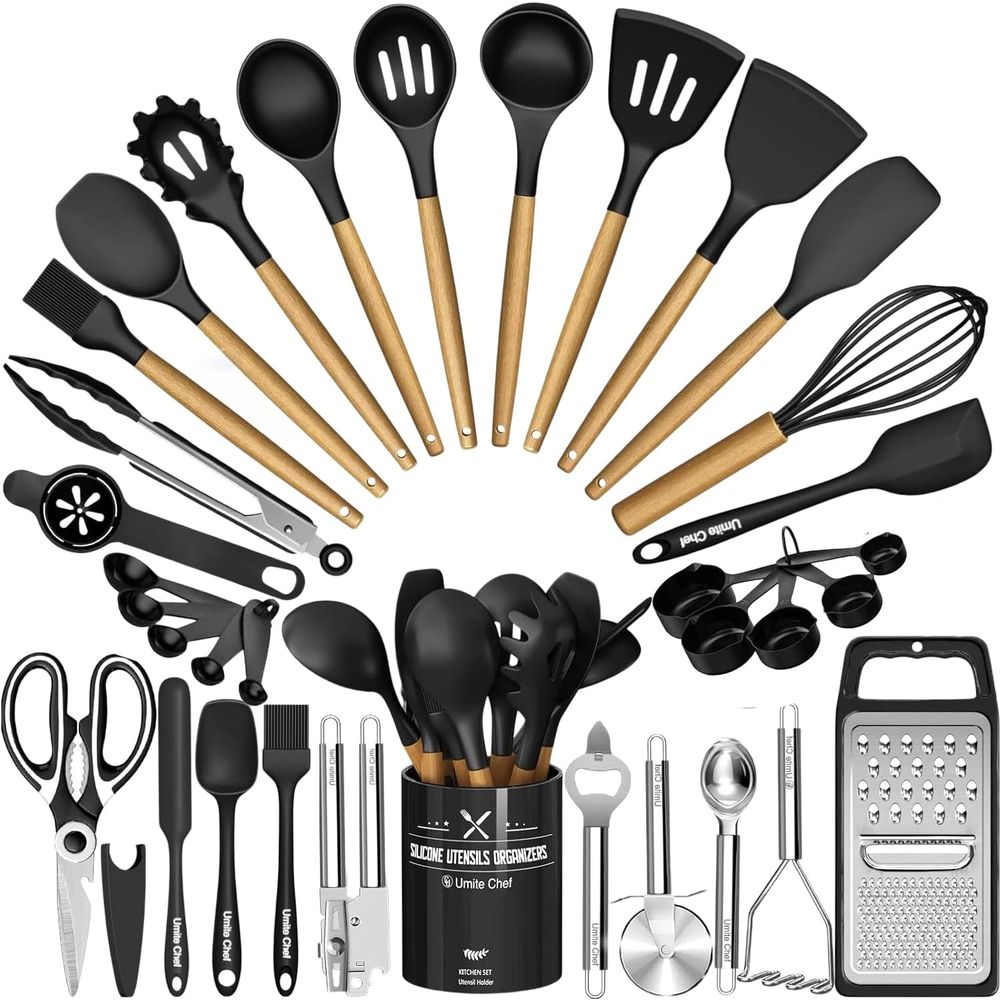 Kitchen Utensils Set - 34PCS S - Kitchen Gadgets And Utensils 评论和价格