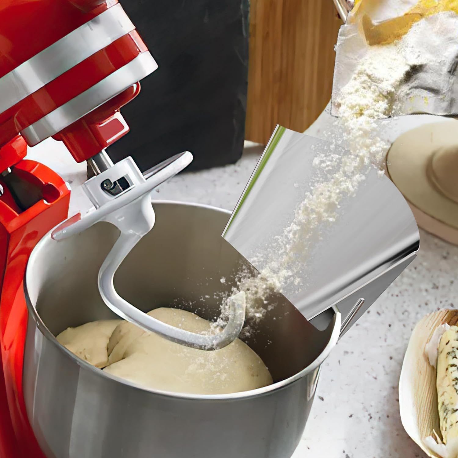 Pouring Chute for KitchenAid S - Kitchen Gadgets Machine 评论和价格