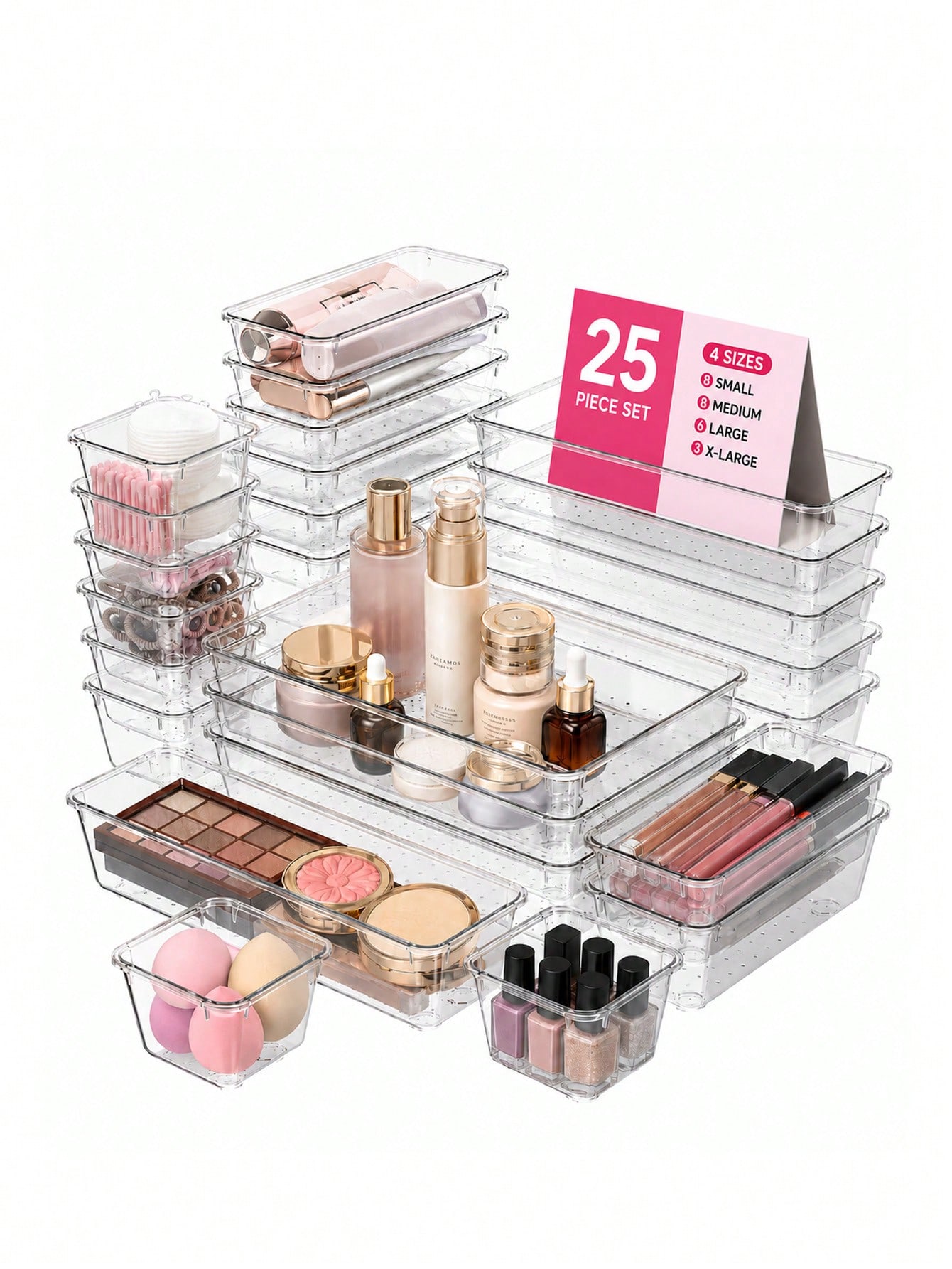 13/25/44pcs Clear Plastic Draw - Kitchen Gadgets And Utensils 评论和价格