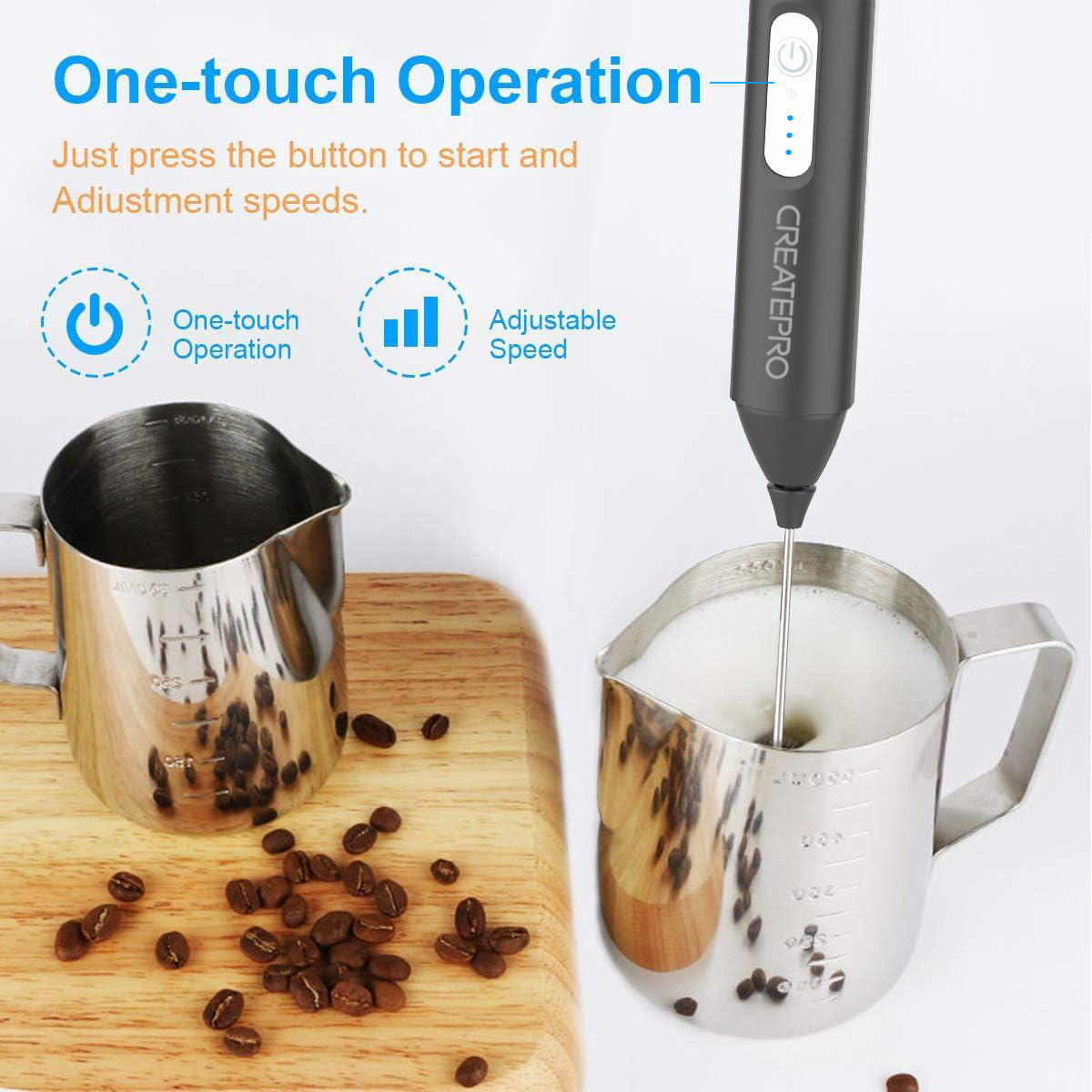 Rechargeable Milk Frother Auto - Milk Frother 评论和价格