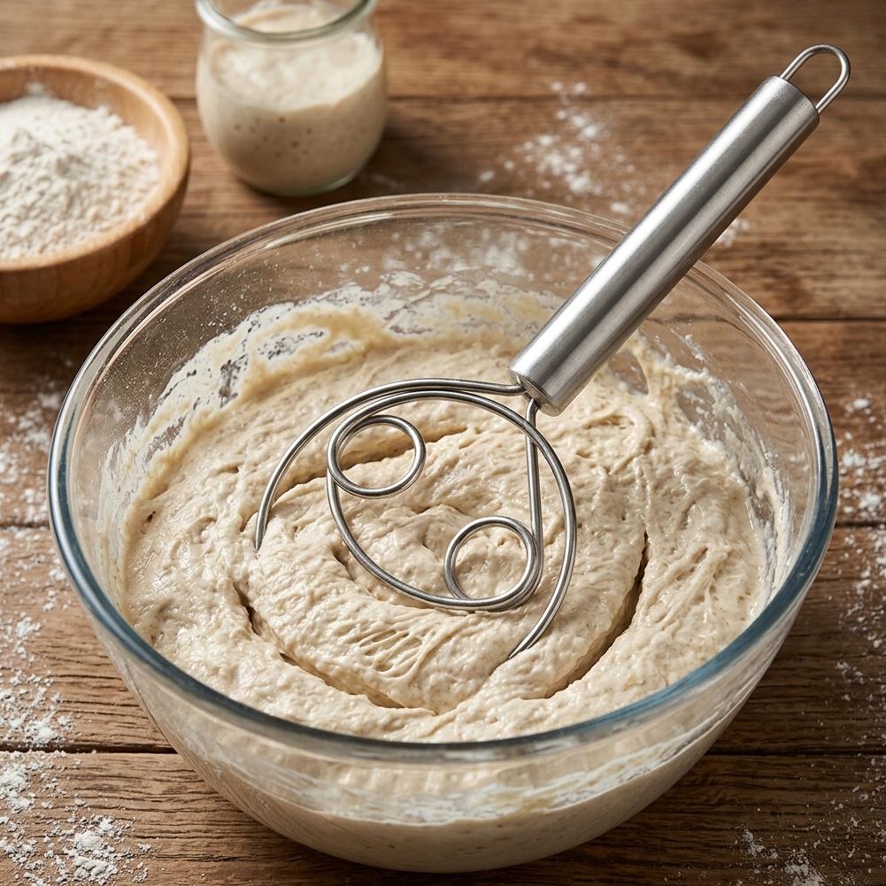 Dough Whisk Bread Mixer Stainl - Kitchen Gadgets And Appliances 评论和价格