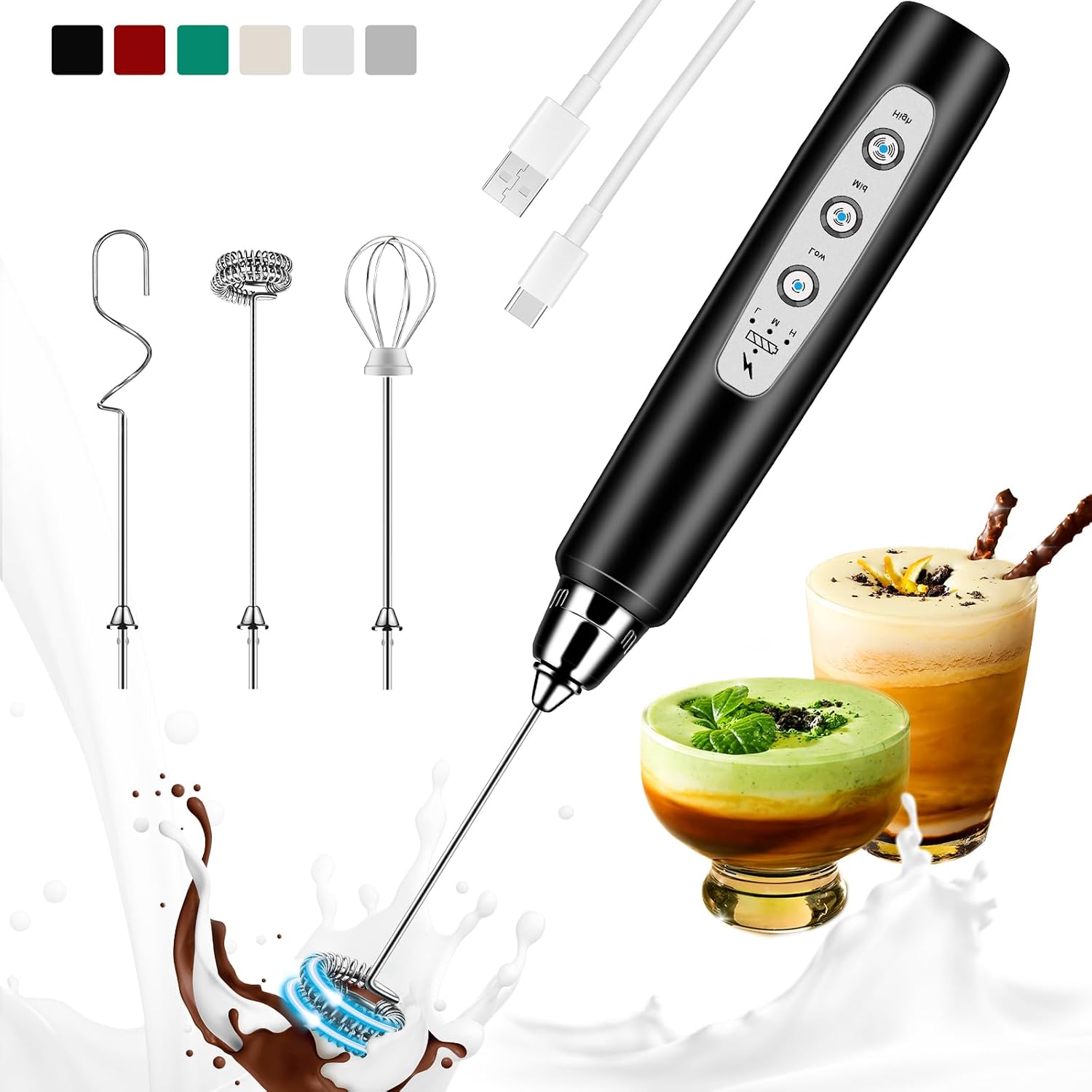 Rechargeable Milk Frother Hand - Milk Frother 评论和价格