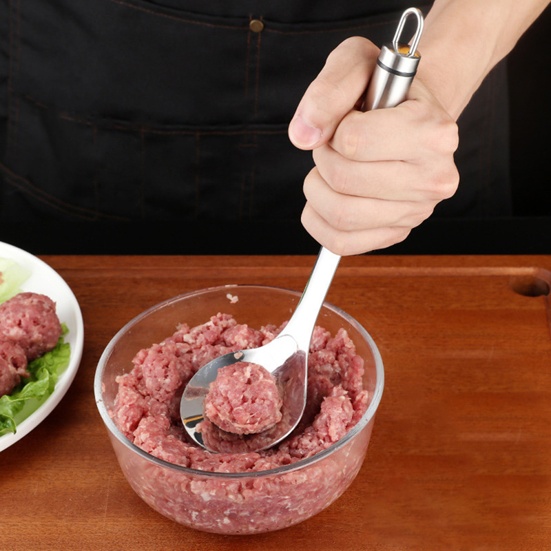 Meatball Maker Spoon Stainless - Kitchen Gadgets And Appliances 评论和价格