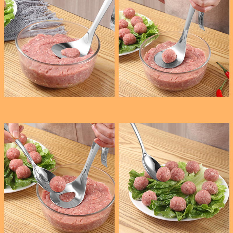 Meatball Maker Spoon Stainless - Kitchen Gadgets And Appliances 评论和价格