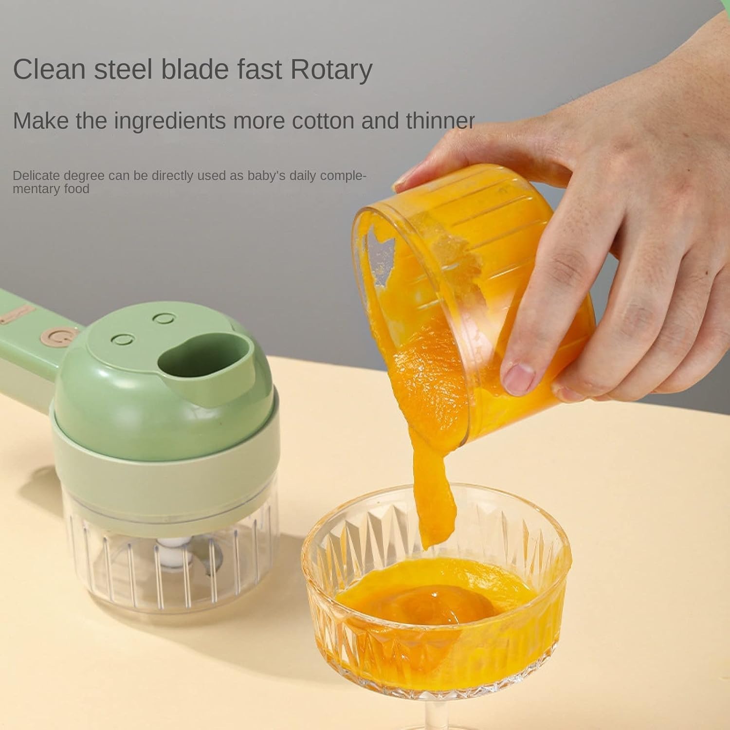 4 in 1 Auto Vegetable Chopper  - Kitchen Gadgets Machine 评论和价格