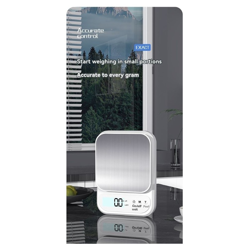 【ESSENTIALS 】Digital For Bakin - Digital Kitchen Scale 评论和价格