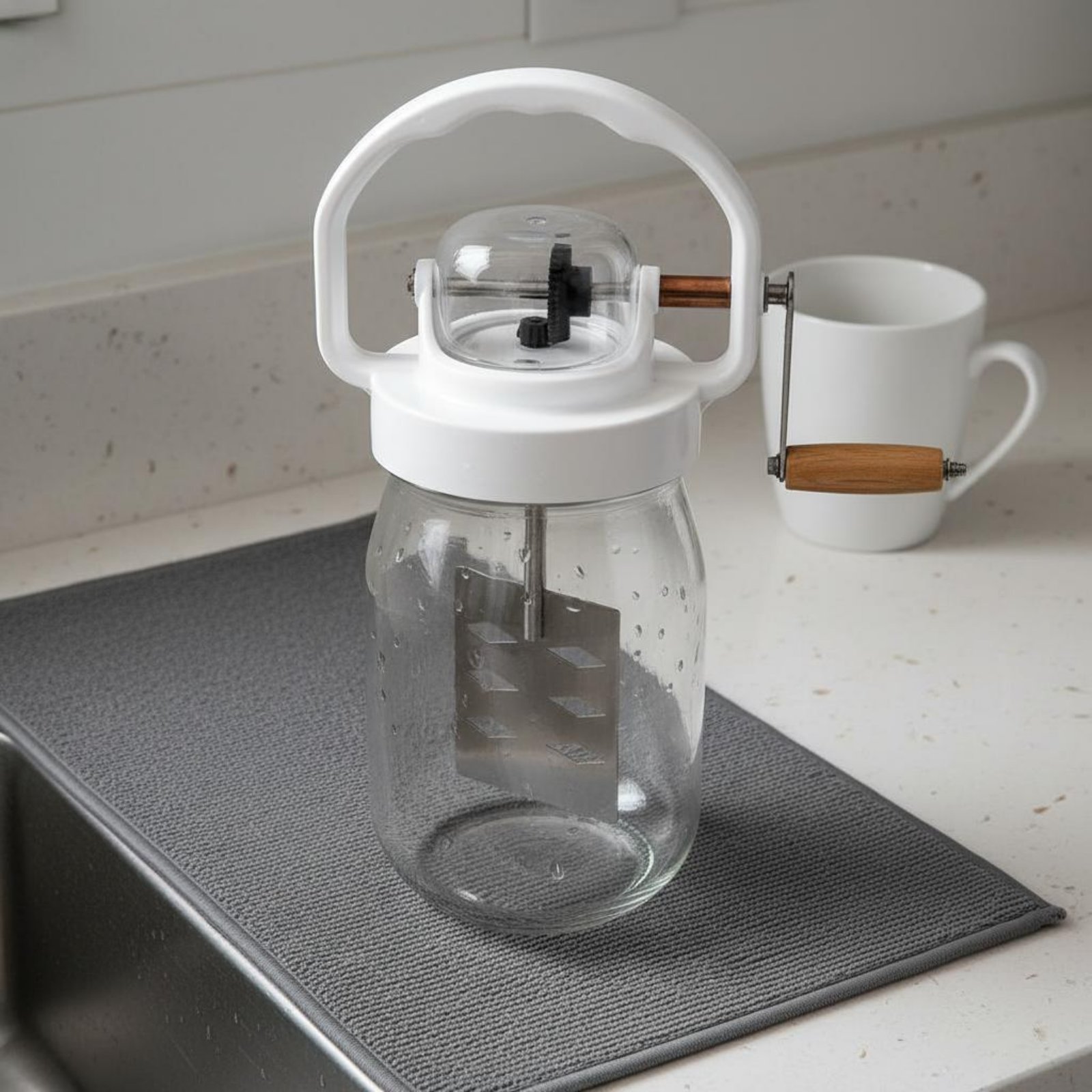 Hand Crank Butter Churner Manu - Kitchen Hand Gadgets 评论和价格