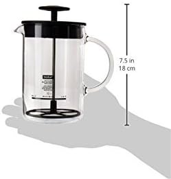 Manual Milk Frother, 8 oz, Bla - Milk Frother 评论和价格
