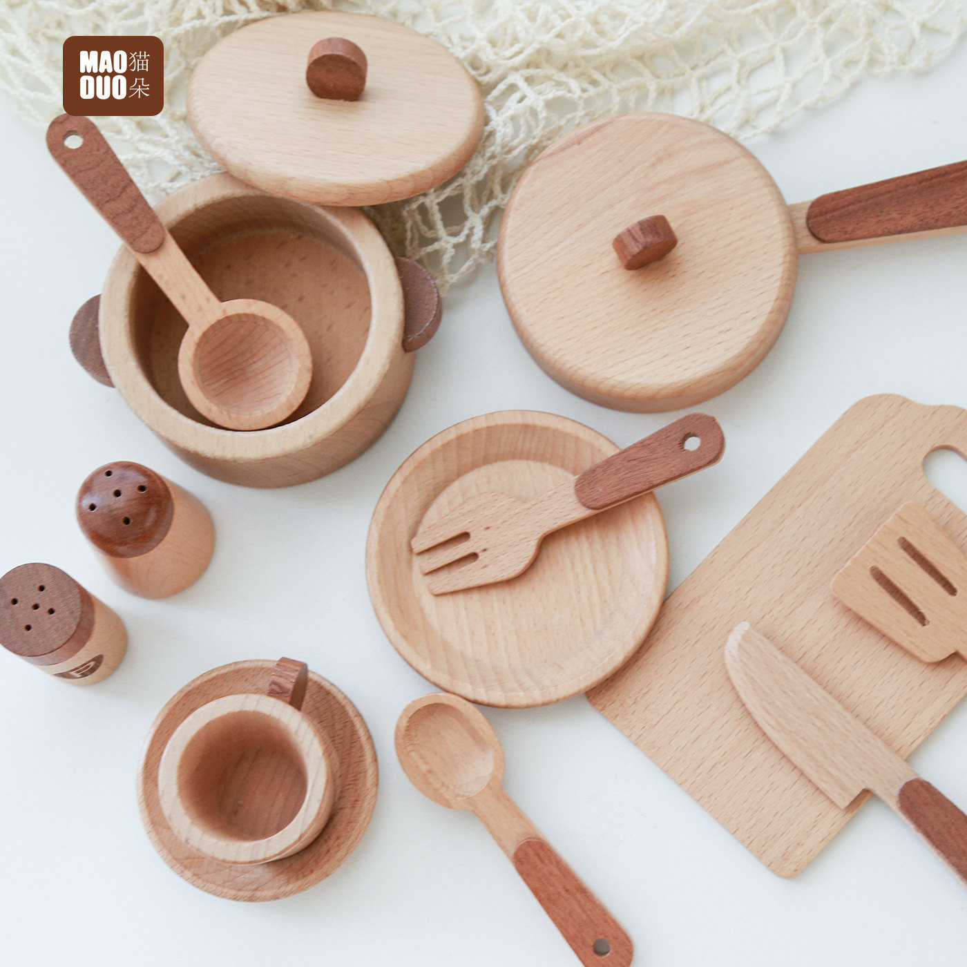 Maoduo Toys Beech Wooden Kids  - Kitchen Gadgets Gift 评论和价格