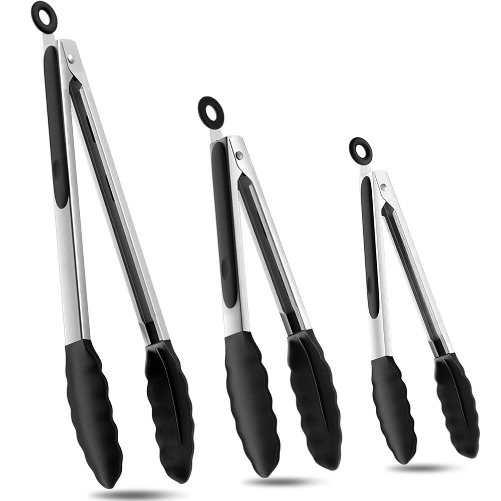 Silicone BBQ Grilling Tongs Ki - Kitchen Gadgets Gift 评论和价格