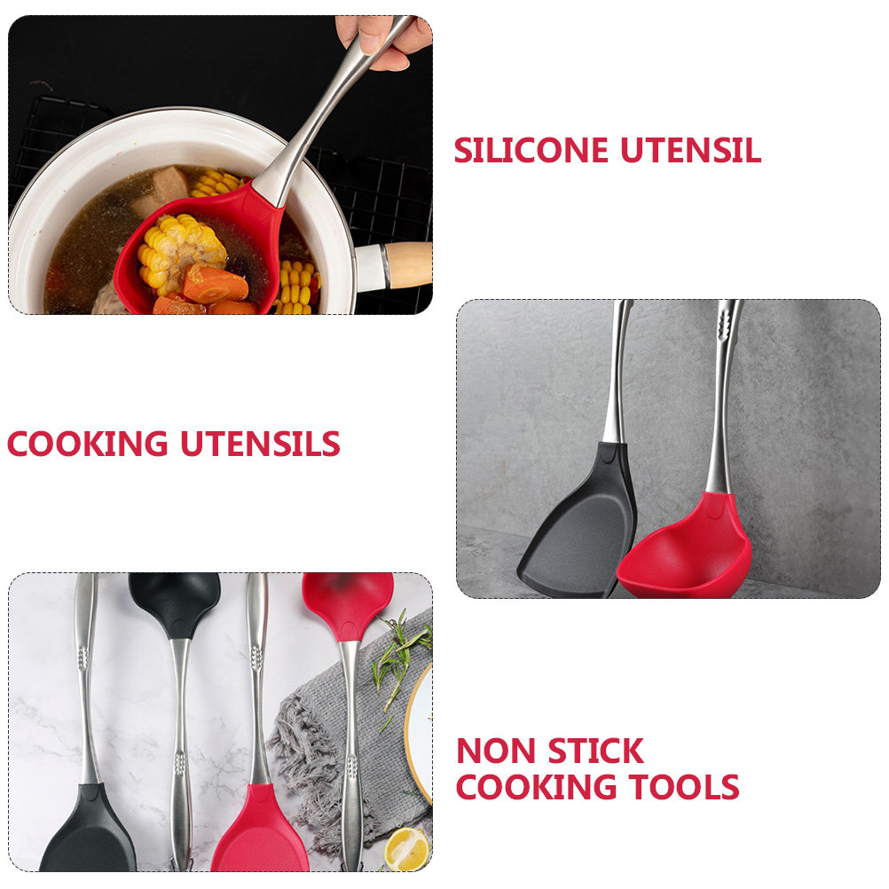 1Pcs Silicone Soup Ladle Heat  - Kitchen Gadgets And Utensils 评论和价格