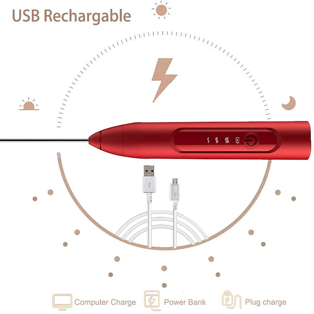 ABRE-Electric Milk Frother,Cof - Milk Frother 评论和价格