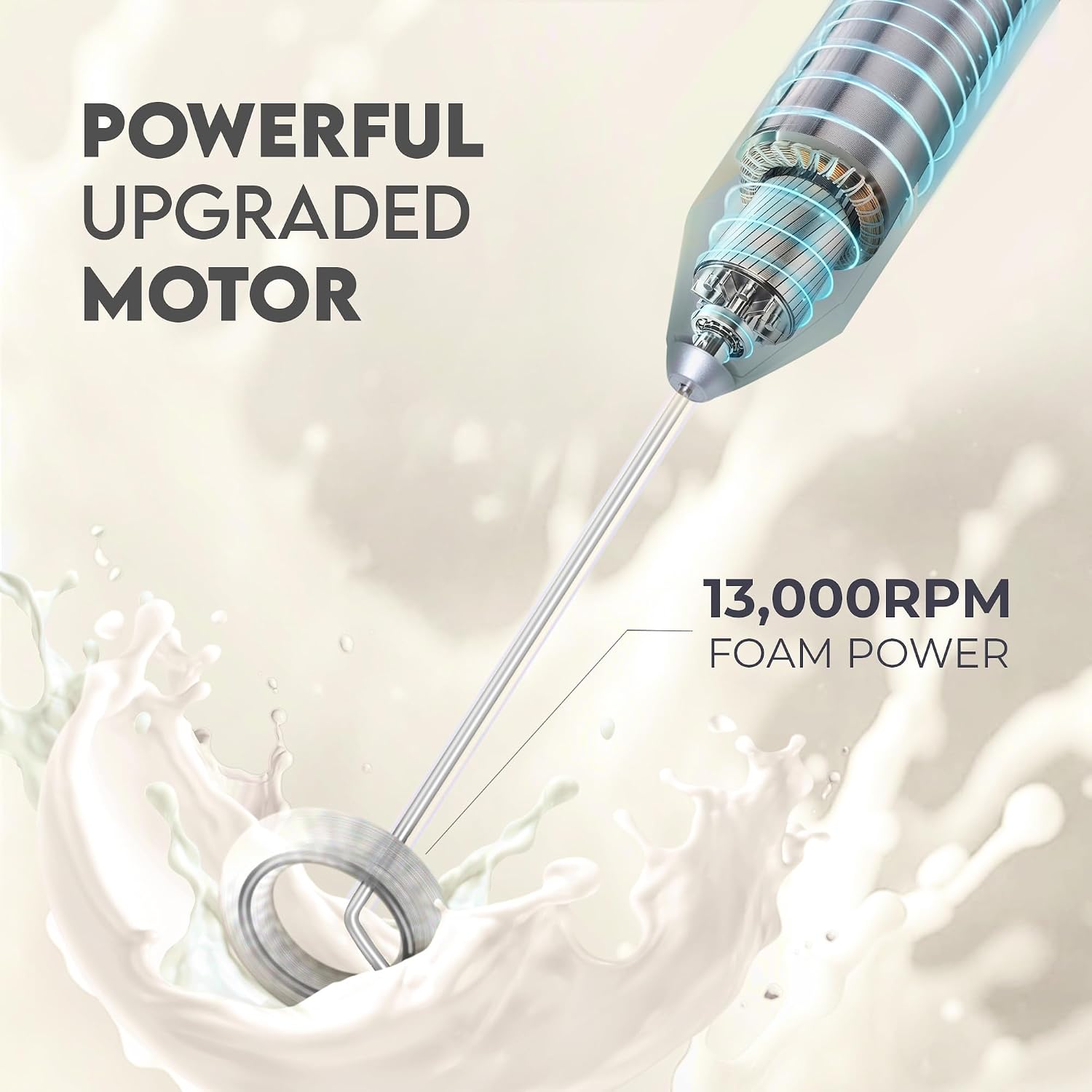 Milk Frother Wand, Handheld St - Milk Frother 评论和价格