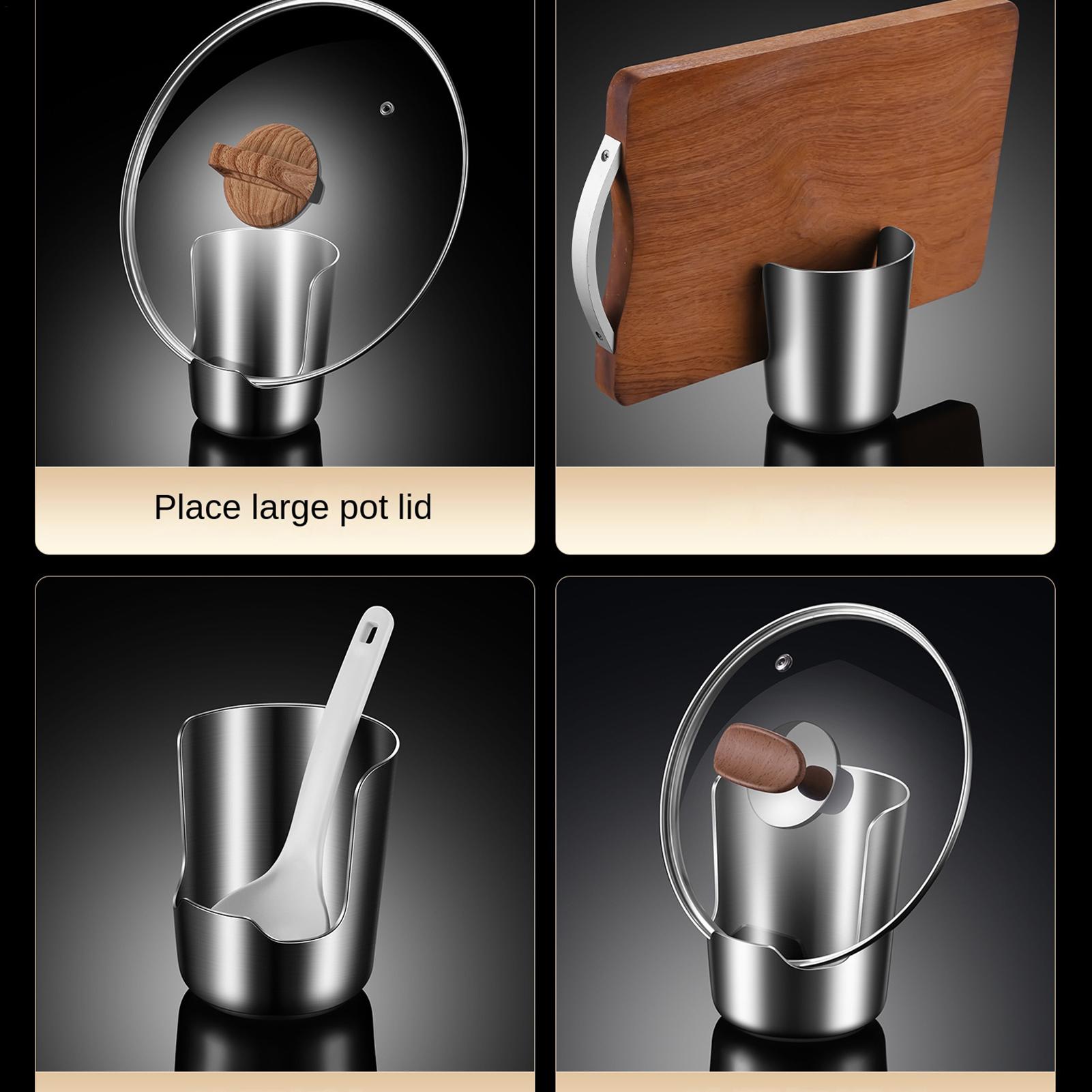 Stainless Steel Pot Lid Holder - Kitchen Gadgets And Utensils 评论和价格