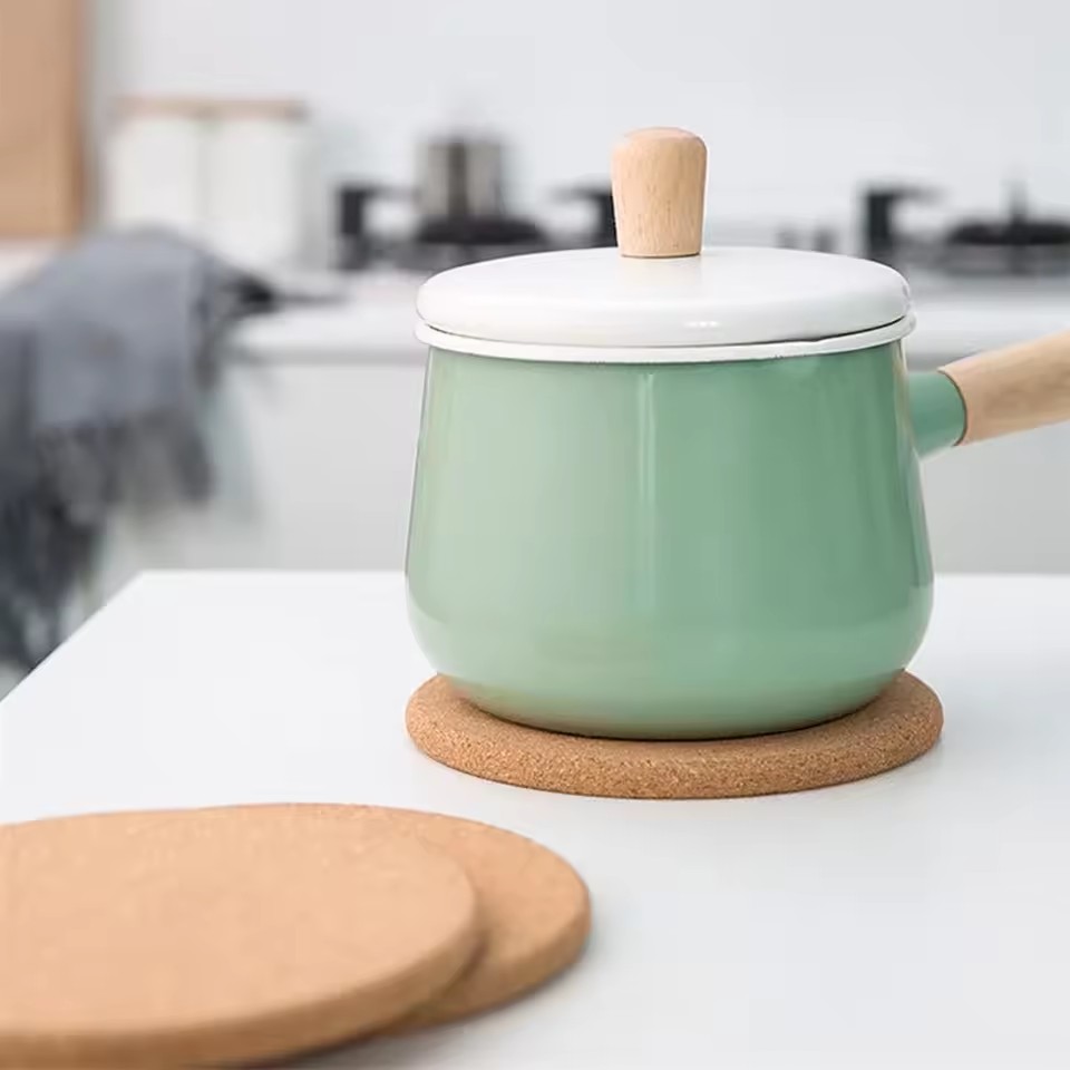 4Pcs Cork Pot Mat Heat Resista - Kitchen Gadgets In Japan 评论和价格