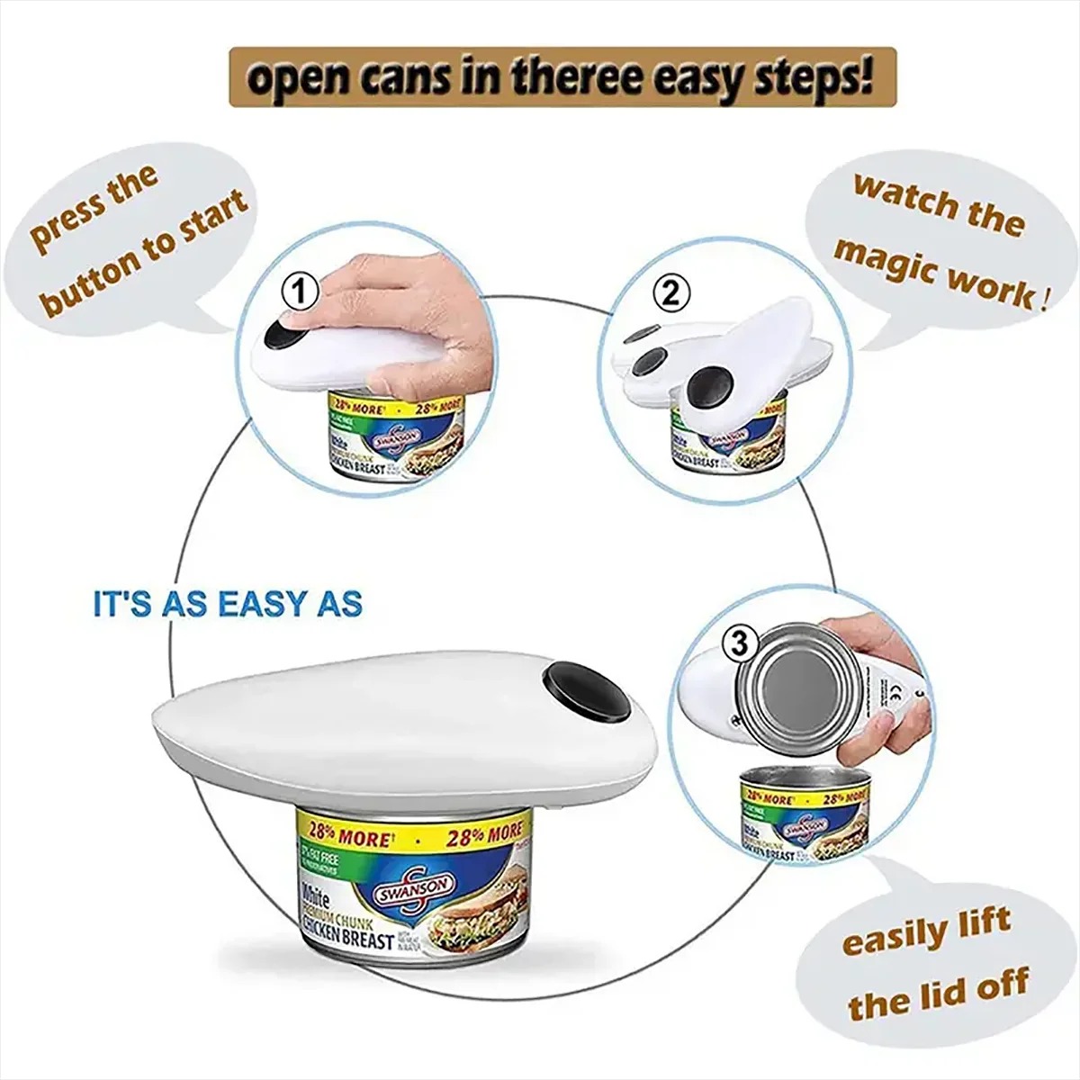 Electric Automatic Jar Opener  - Kitchen Gadgets Machine 评论和价格