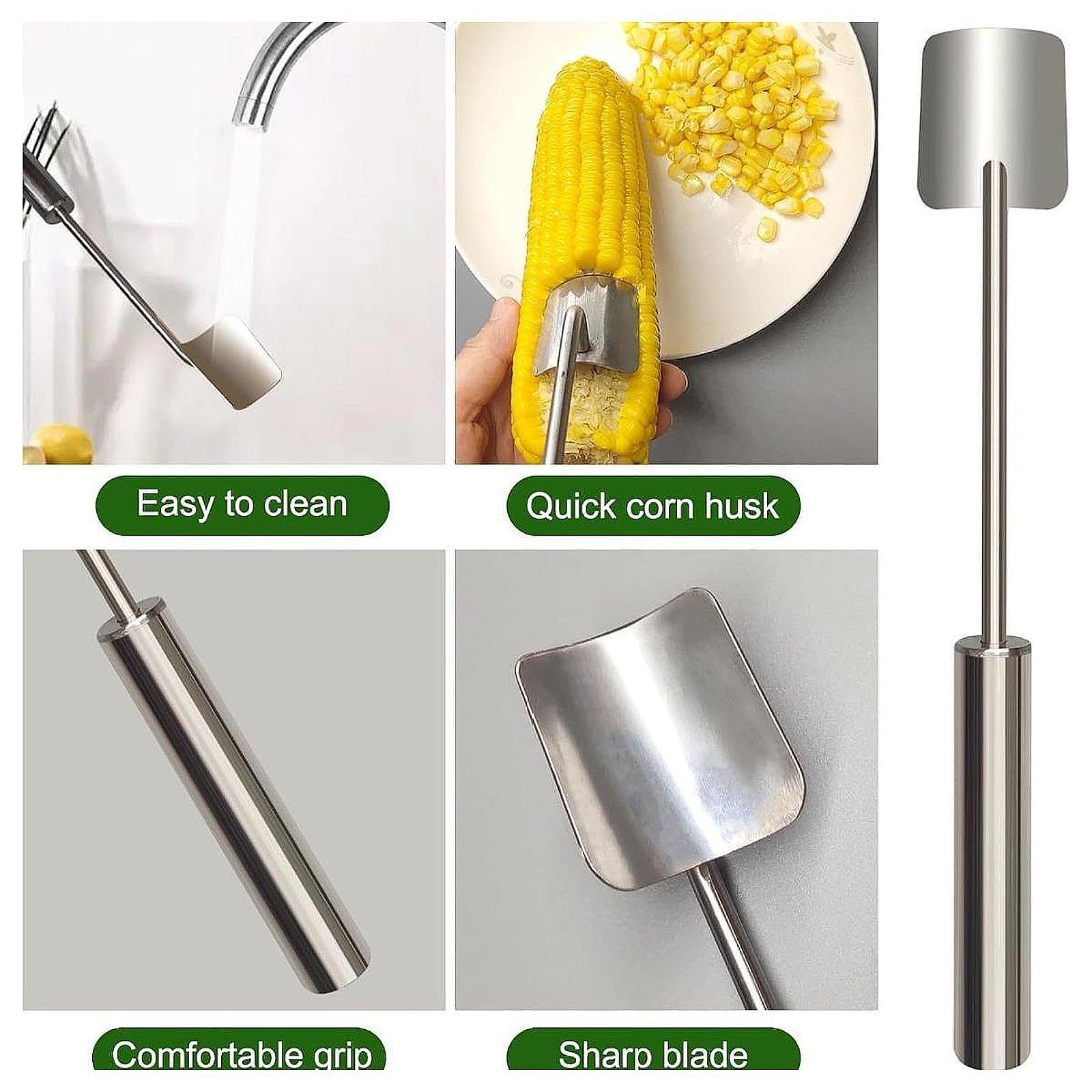 Manual Corn Peeler Corn Strip  - Kitchen Gadgets For Chefs 评论和价格