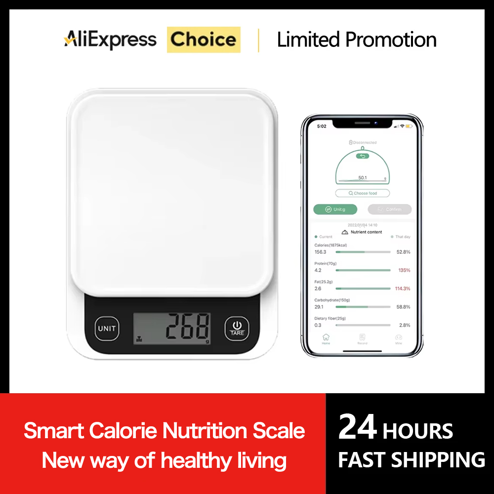 5kg/0.1g/1g Smart Kitchen Scal - Digital Kitchen Scale 评论和价格