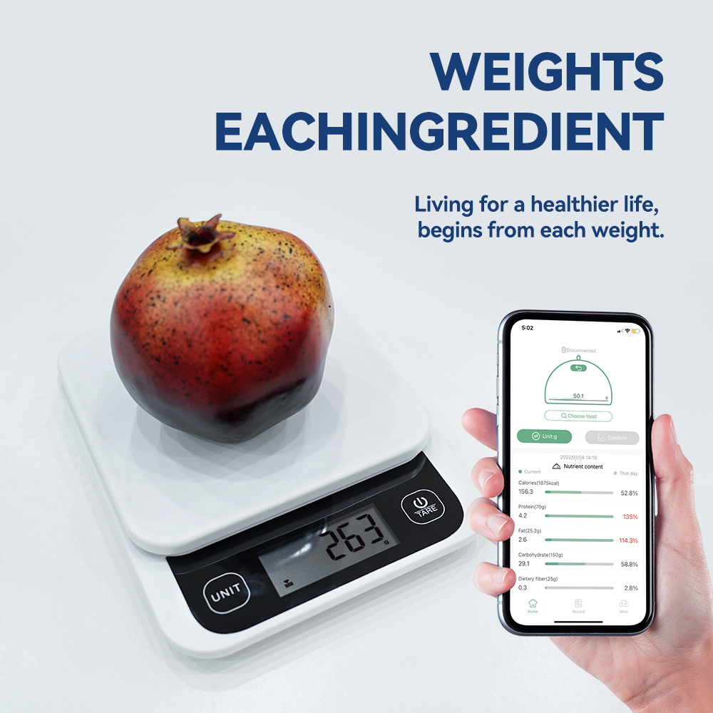 5kg/0.1g/1g Smart Kitchen Scal - Digital Kitchen Scale 评论和价格