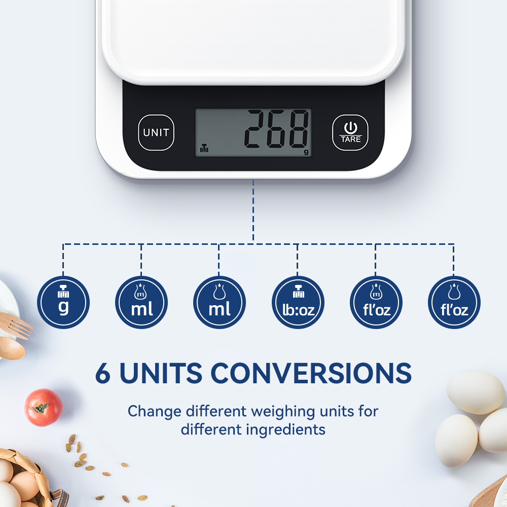 5kg/0.1g/1g Smart Kitchen Scal - Digital Kitchen Scale 评论和价格