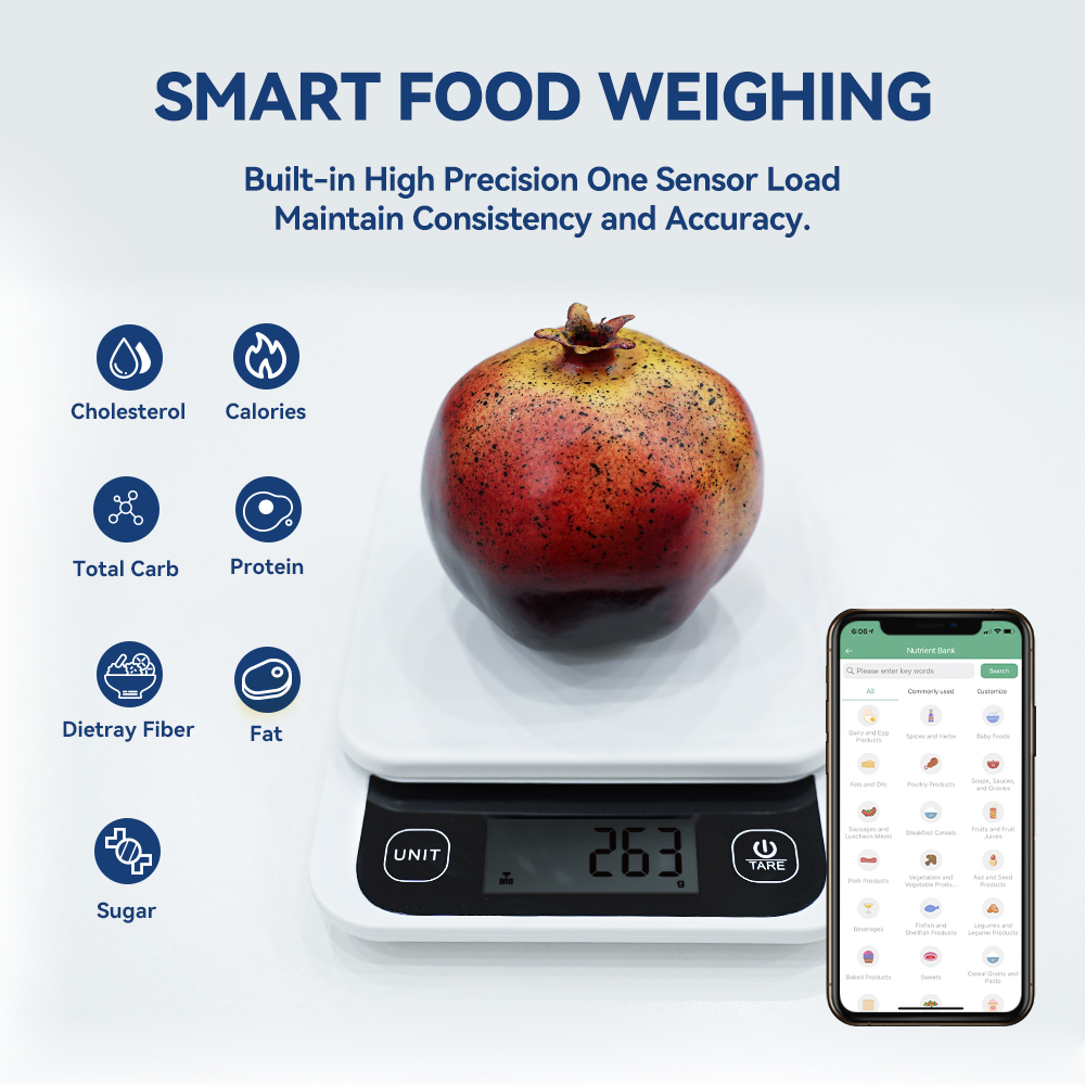 5kg/0.1g/1g Smart Kitchen Scal - Digital Kitchen Scale 评论和价格